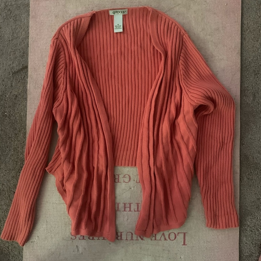 Orange or is cardigan